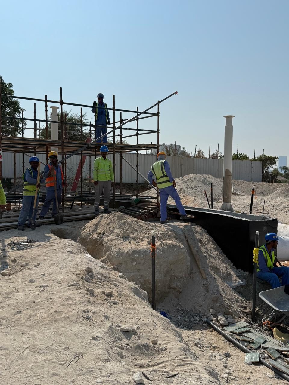 AL NIMRA site works in progress — photograph 1