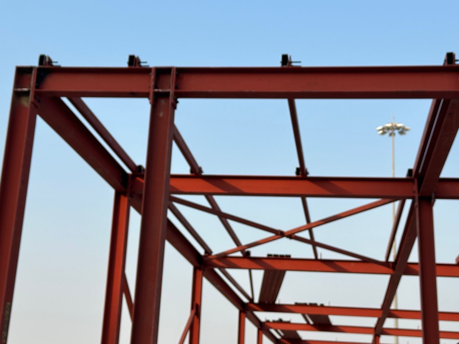 Structural steel erection on an AL NIMRA site — photograph 25
