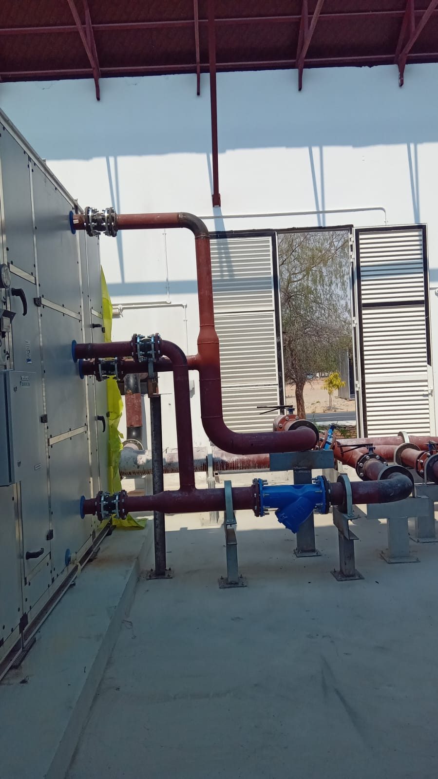 Chilled water pipework and cooling plant installed by AL NIMRA — photograph 6
