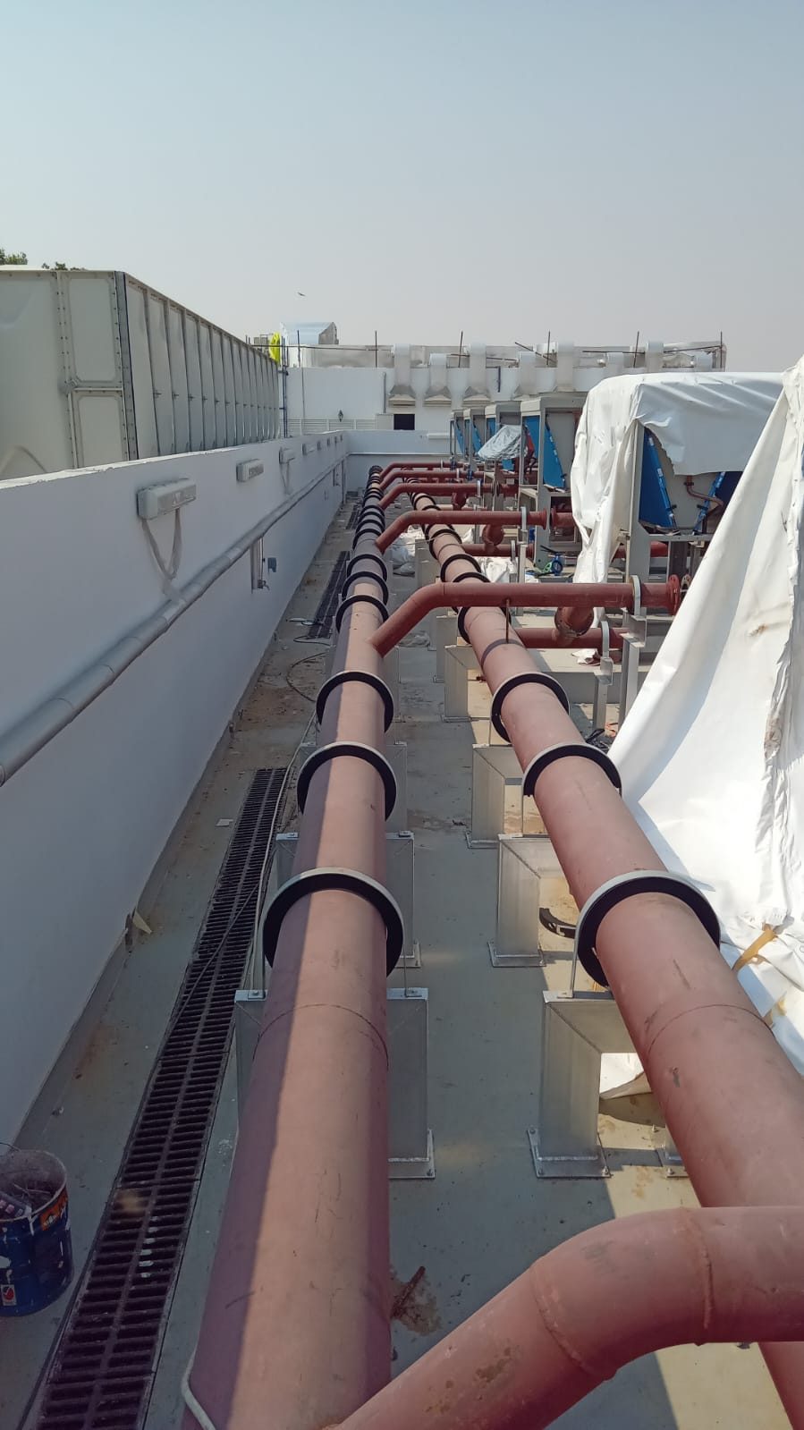 Chilled water pipework and cooling plant installed by AL NIMRA — photograph 7