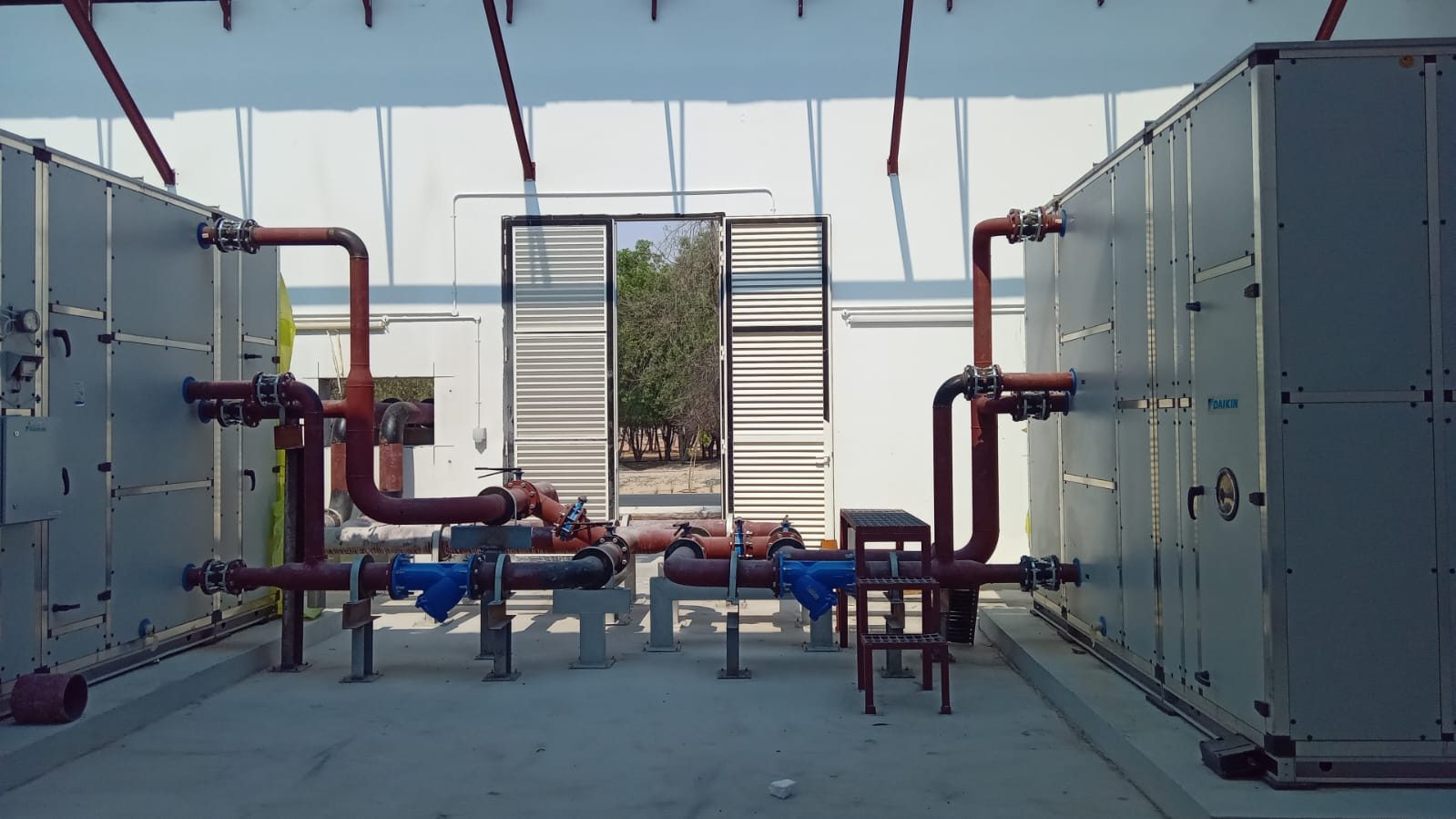 Chilled water pipework and cooling plant installed by AL NIMRA — photograph 9