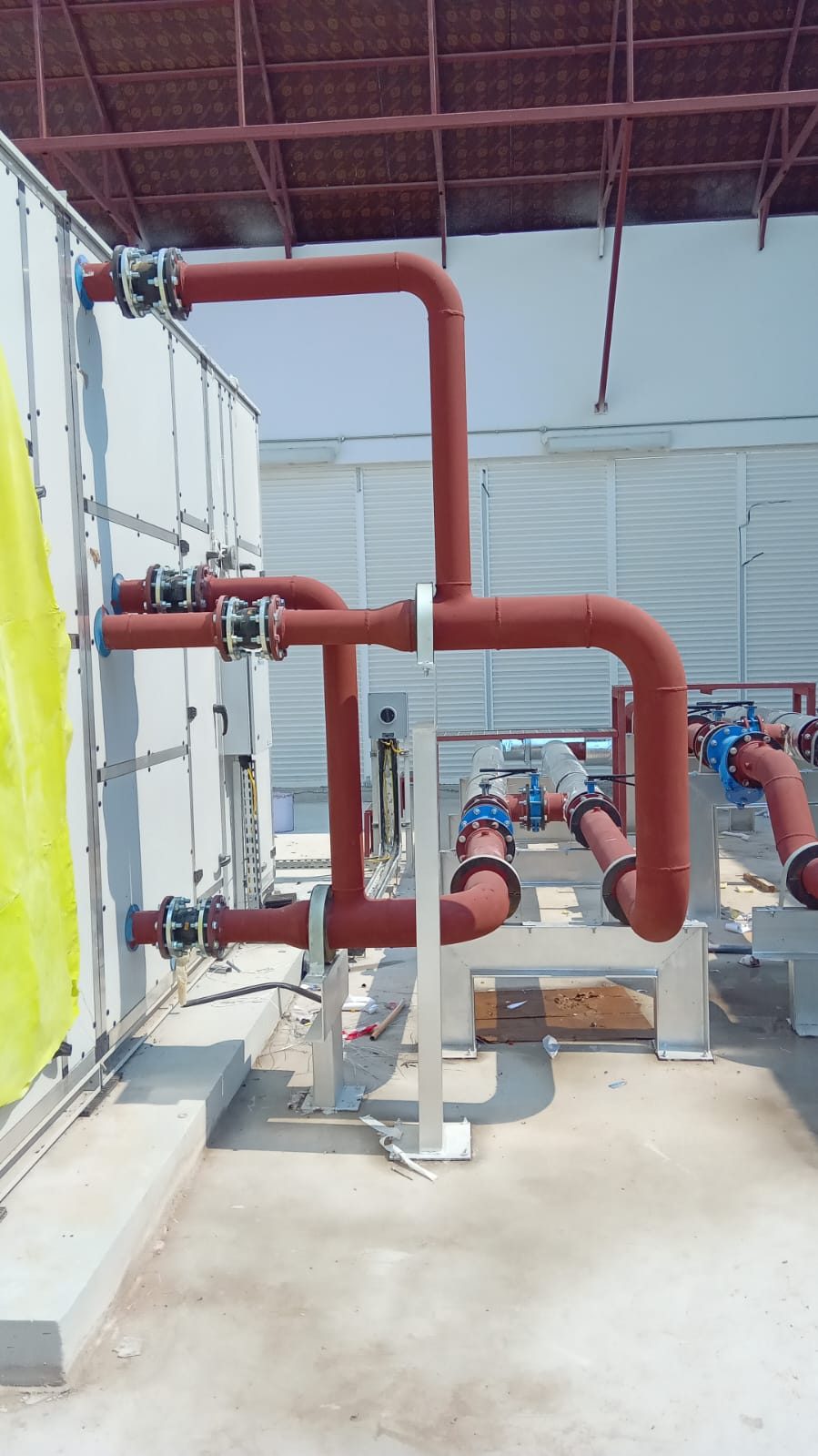 Chilled water pipework and cooling plant installed by AL NIMRA — photograph 24
