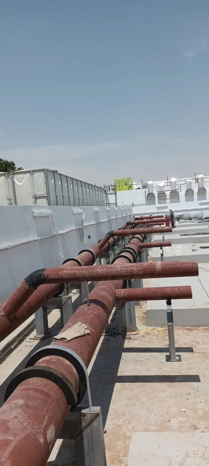Chilled water pipework and cooling plant installed by AL NIMRA — photograph 33